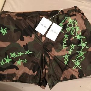 Never worn Valentino swim shorts